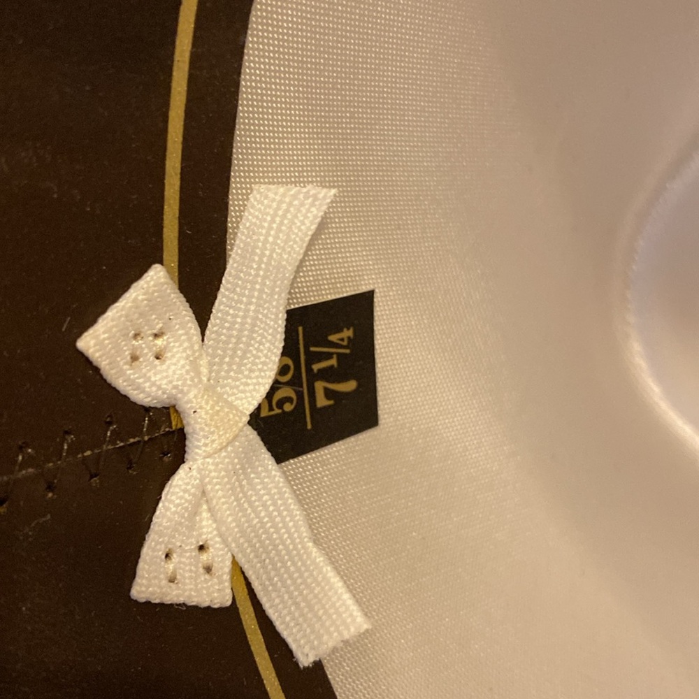 Vintage Stetson D4 Ranch Tan 4” Brim Cowboy Hat Size 7 1/4 MADE in USA PRICE… - Picture 14 of 16